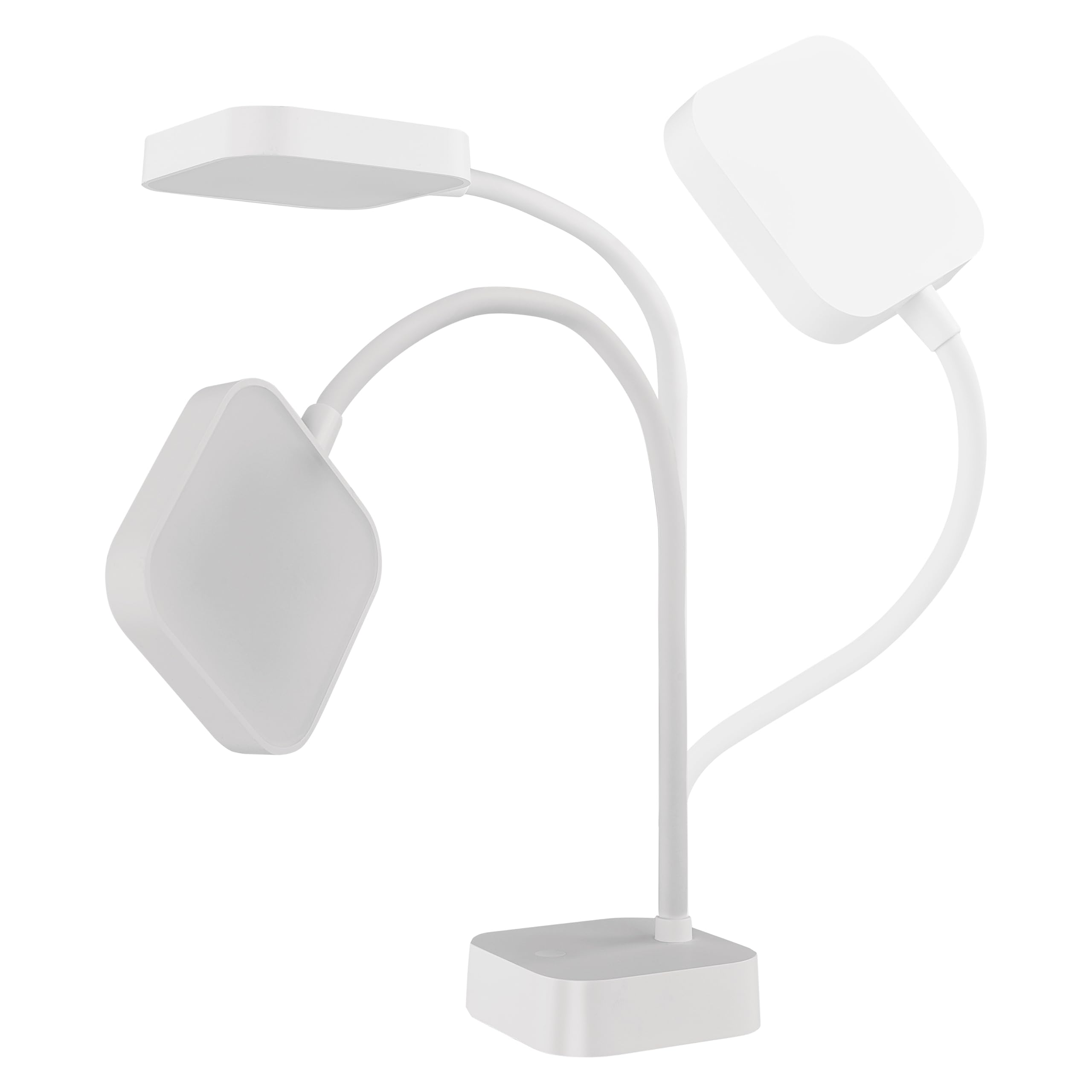 EMOS Lampada da scrivania a batteria EMILY, lampada da tavolo a LED ricaricabile via USB, durata 96 ore, potenza 2 W, luminosità 100 lm, senza fili, flessibile, regolazione continua, cavo di ricarica
