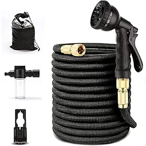 Tuinslang Tuinslang Uitbreidbaar Flexibele Waterslang Slang Kunststof Pijp Met Watering (Kleur: Europese norm, Lengte: 100FT)