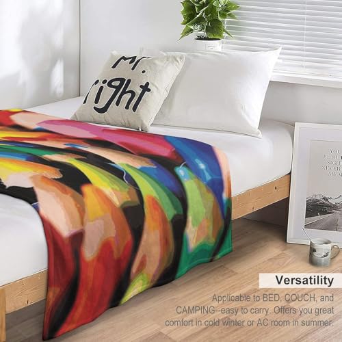 Couverture en flanelle premium crayons plaid doux confortable - 5