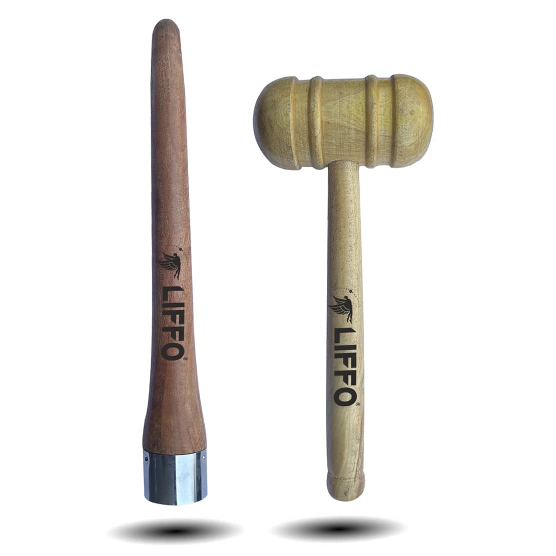 Liffo® Mallet Hammer for Knocking Cricket Bat and Grip Cone Wooden Combo Pack of 2 (B0BKP9TRHN) Amazon Price History, Amazon Price Tracker