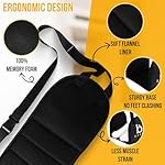 BAZIL Airplane Foot Hammock - Portable and Adjustable Foot Hammock - Airplane Travel Essential for Relaxing Your Journey - Footrest for Car and Office Use - Image 3