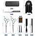 FRCOLOR Hair Cutting Scissors Hairdressing Thinning Shears Kit with Barber Cape Hair Thinning Cutting Combs and Black Case,Professional Upgraded Haircut Set