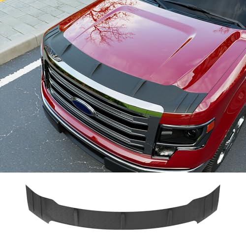 powoq Hood Deflector Compatible with 2009-2014 Ford F150 Deflector TPE Shield Hood Protector Replacement for 2009 2010 2011 2012 2013 2014 Ford F-150 Accessories