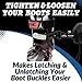 Boxum Ski Boot Buckle Assist Tool - Fiberglass Reinforced Lever Accessory for Easy Adjustments with Built-in Boot Carrier Strap - Proudly Made in USA