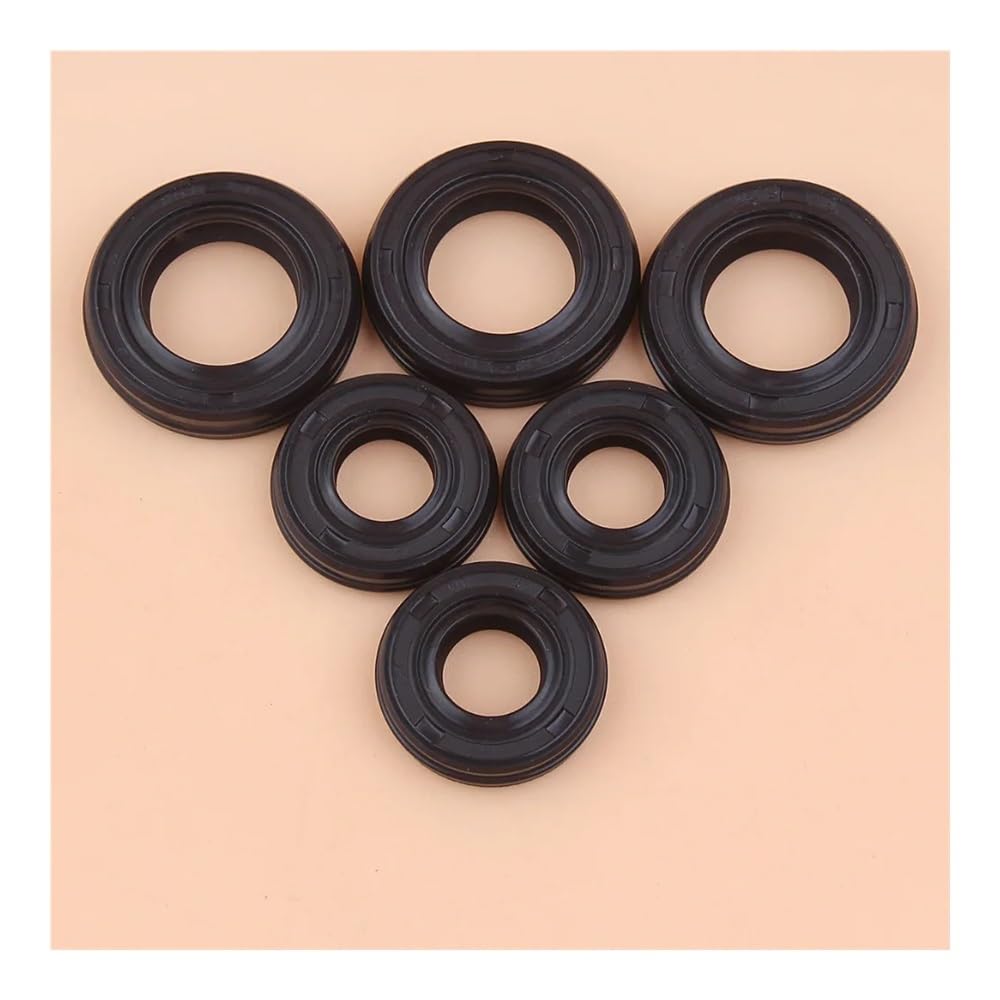 Parti Set di 3 Paia di guarnizioni for Albero Motore Adatte for GX35, GX 35, 35,8 CC, decespugliatori, Tosaerba, Motori a 4 Tempi di Piccole Dimensioni.