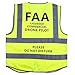 MYRIANN DJI Drone Safety Reflective Vest,Cool Cloth Vest with Commercial Drone Pilot Please Do Not Disturb,Excellent Flight Experience with DJI inspire,DJI Phantom 3 4, DJI Mavic Pro (Green, L)