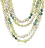 6-7mm Baroque Freshwater Cultured Pearl Endless Necklace, 100
