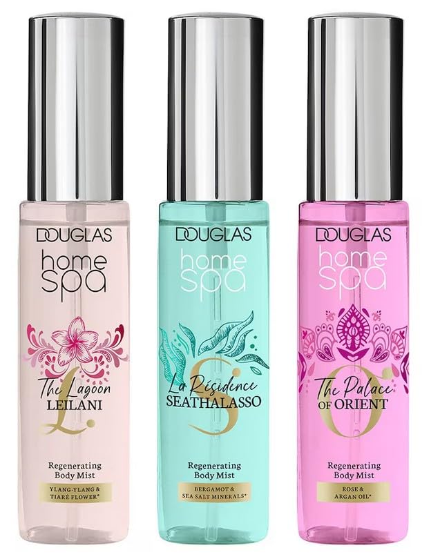 Douglas - Home Spa - Body Mist Collection - The Lagoon Leilani + La Résidence Seathalasso + The Palace of Orient - 3x35ml