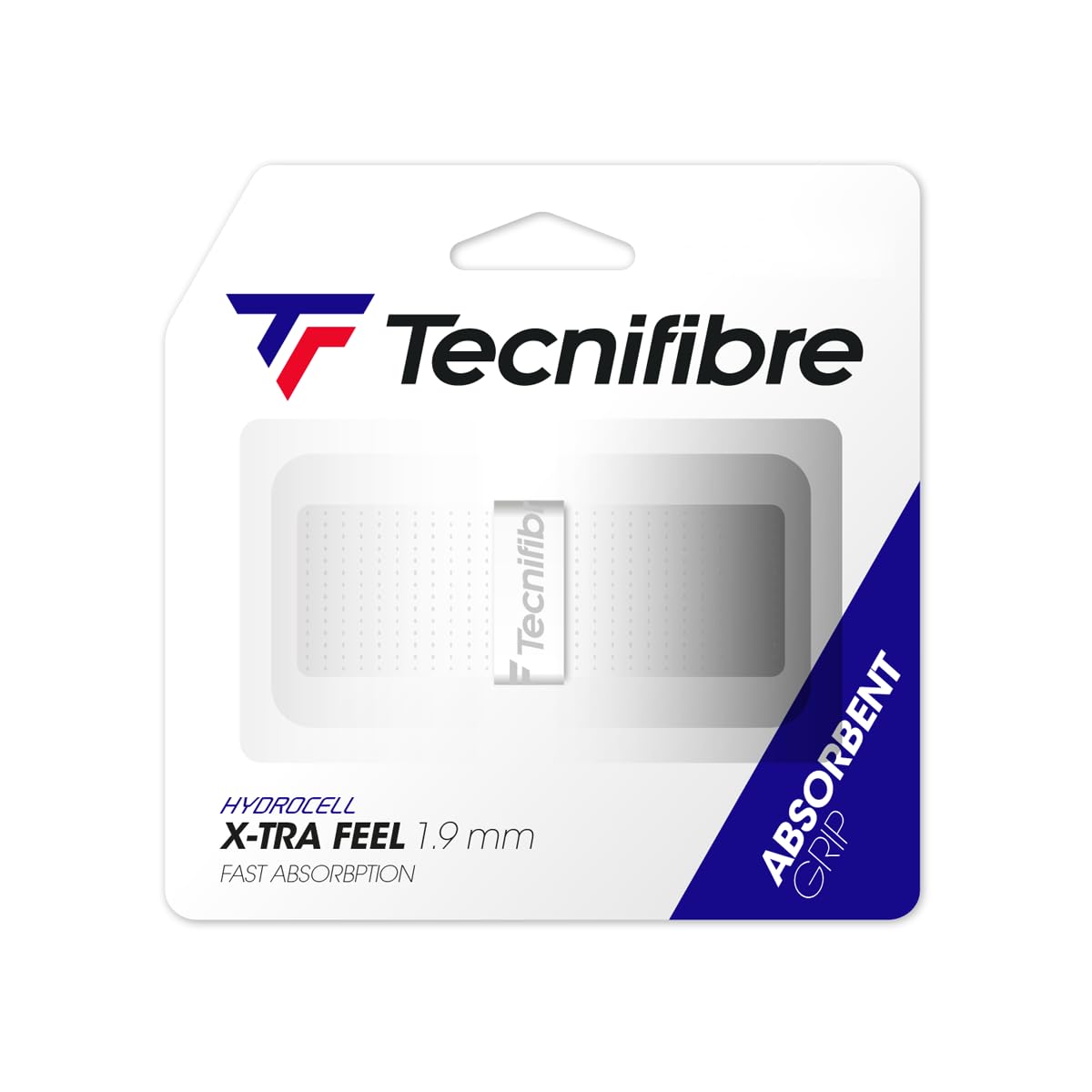 Tecnifibre X-Tra Feel Tennis Grip White (Pack of 1)