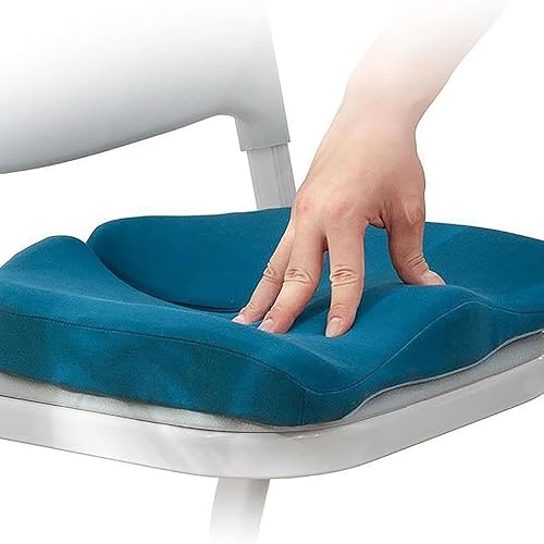 Miniatura 5 de Qhnxyh Seat Comfort Pro, almohadilla antideslizante y cómoda, cojín de asiento ergonómico para silla de oficina con dolor de cadera y espalda, cojín