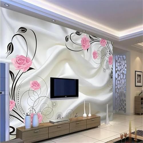 Autocollants muraux fleurs 150x105 pour masquer un mur blanc triste - 2