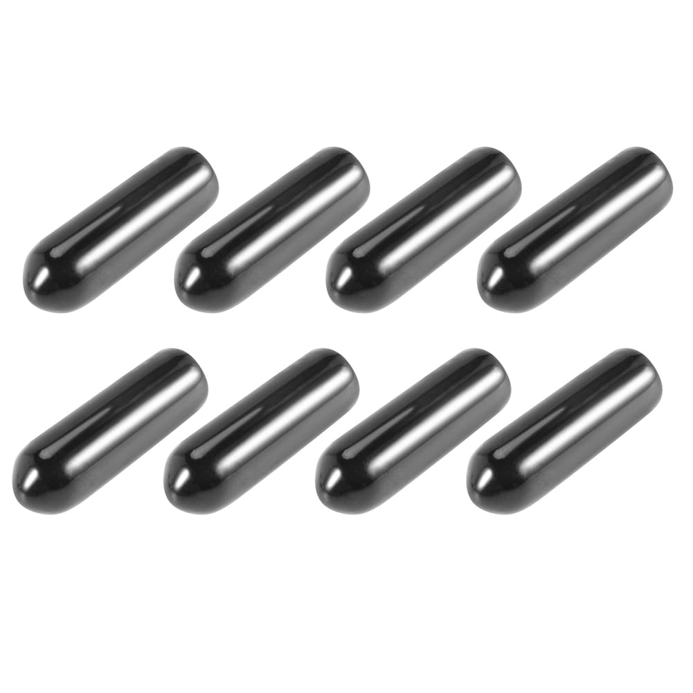 Jnchdghwa Black 1000Pcs Rubber End Caps 4Mm Id Pvc Round Tube Bolt Cap Cover Thread Protectors