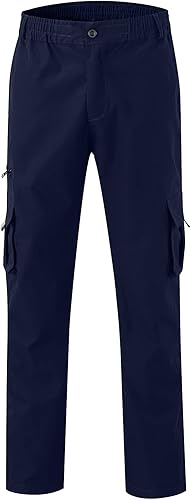 Miniatura 5 de Pantalones deportivos para hombres casuales con múltiples bolsillos para hombre, herramientas sólidas, pantalones cómodos con múltiples bolsillos