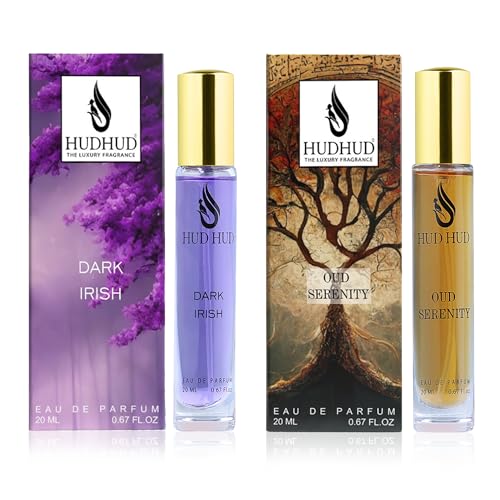 Image of Perfume Oud Serenity & Dark Irish Travel Perfume Duo Elegant Scent Pack Of 2