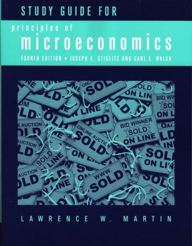 Study Guide: for Principles of Microeconomics, Fourth Edition Study Guide Edition