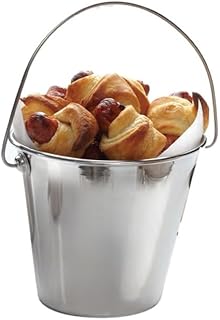 American Metalcraft SSP61 Mini Pail, Stainless Steel, 2 Qt. Capacity, 6-1/4