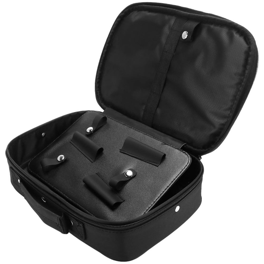 Housoutil Borsa Da Parrucchiere Di Grande Capacità Valigetta Barbiere Portautensili Leggera E Portatile Custodia Organizer Per Forbici Taglio Capelli 11.42X8.66X3.15In