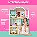 Delta Children MySize Dollhouse - Large 3-Story Dollhouse with 7 Rooms Includes 12 Accessories - Fits 12-inch Dolls - Pretend Play Dream Gift for Ages 3+