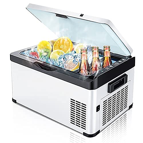 20/26 / 30L AC / DC12V24VキャンプピクニックコンテナキャンプカーオートRV中継冷蔵庫ミニ冷蔵庫ディープフリーザークーラーアイスボックス（20リットル