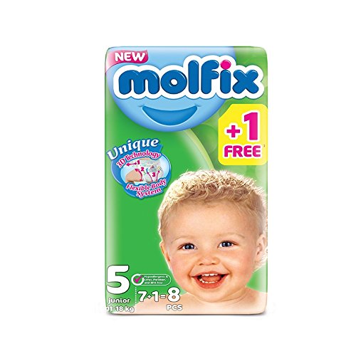 MOLFIX 3D - COUCHES TAILLE 5 - TRIAL (X8 COUCHES) - Lot de 12 (X96 COUCHES) Cover