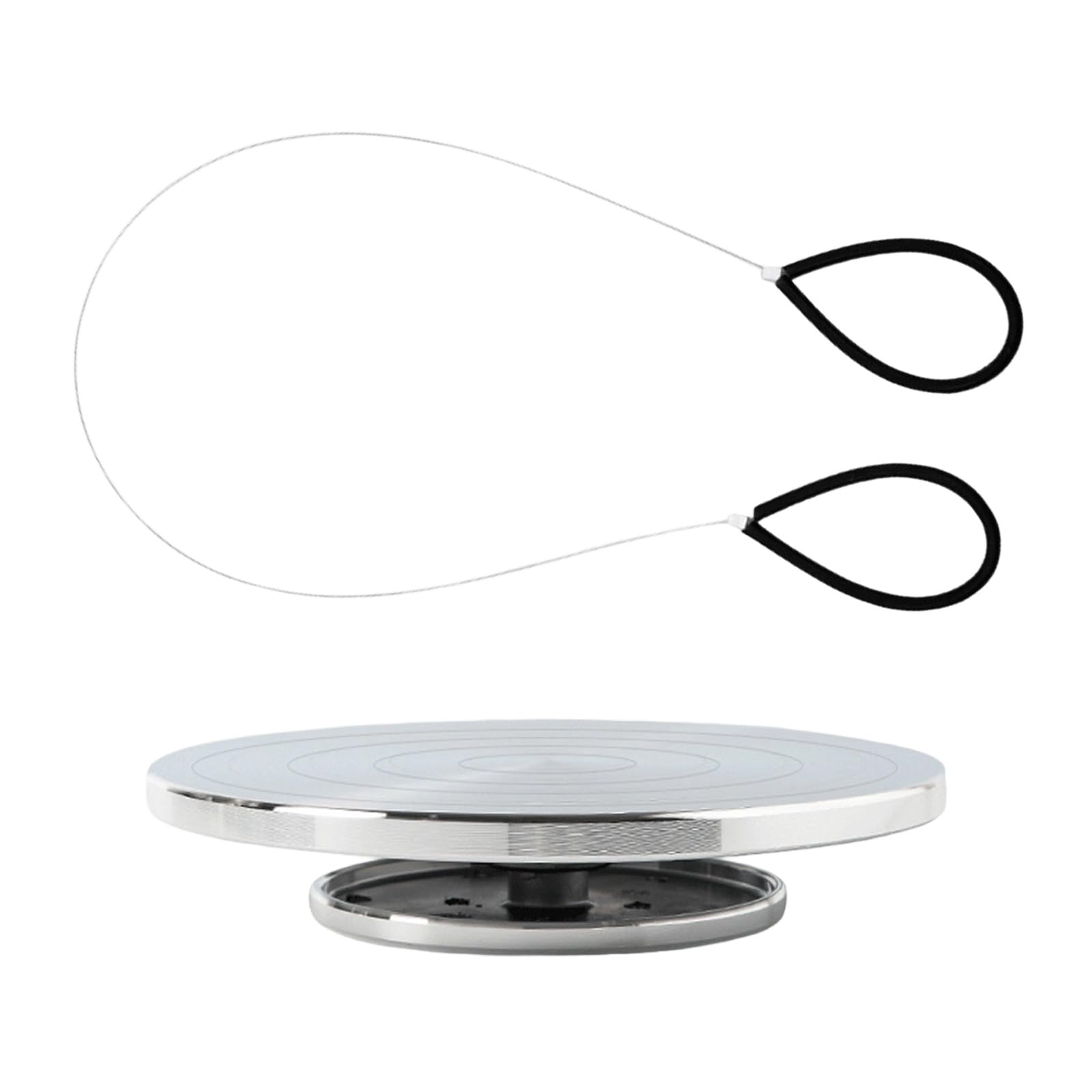 Snorvixre Aluminum Alloy Pottery Wheel Ceramic Turntable Sculpting Wheel Platform for Pottery Clay Craft Sculpting and Decorating Permanent Earthenware Turning Table