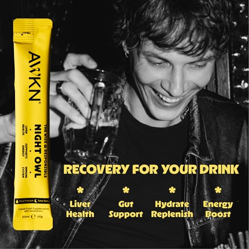 Bebida de hierbas funcional AWKN, el chupito sabor pera ideal para mañanas activas (10 uds) 3