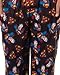 DC Comics Mens' Distressed Classic Superman All Over Pajama Sleep Pants (Large) Black