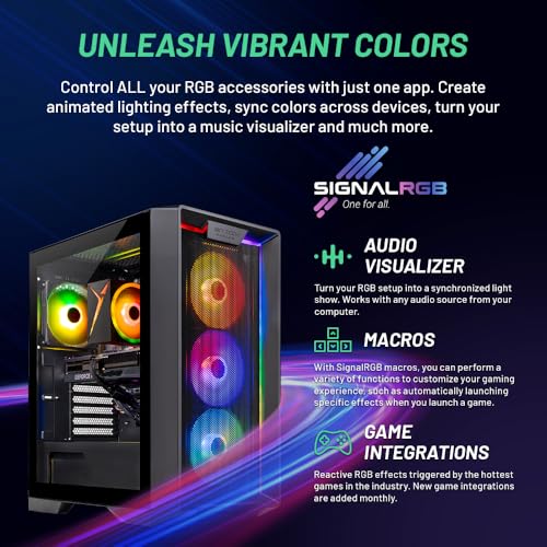 Skytech Nebula Gaming PC Desktop, Ryzen 5 5500 3.6 GHz (4.2GHz Turbo Boost), NVIDIA RTX 4060 8GB GDDR6X, 1TB SSD, 16GB DDR4 RAM 3200, 650W Gold PSU, Wi-Fi, Win 11 Home by Skytech Gaming - Image 5