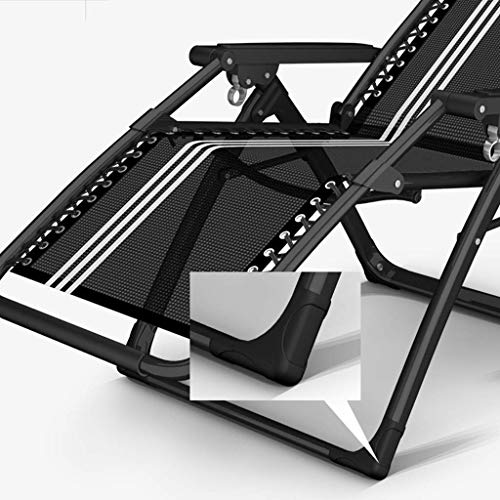Chaises de terrasse inclinables Zero Gravity avec coussin pour jardin - 4