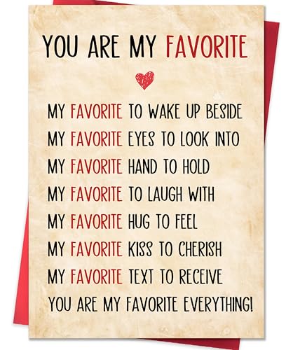 IDU Anniversary Card & Gifts for Men Women Husband Wife Boyfriend Girlfriend Couple,Happy Wedding Anniversary Cards Gifts for Husband Wife Couple Partner Him Her