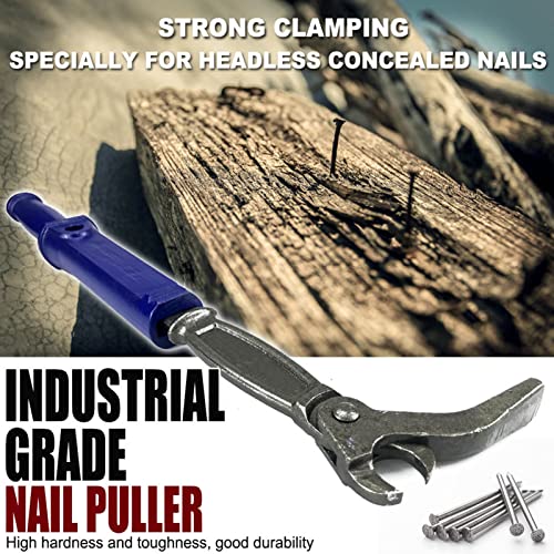 Oumefar Nail Puller, Pry Bar Puller High Carbon Steel Nail Pullers Bar Woodworking Tool, Nail Puller Pliers Hand Tool for Woodworking Maintenance - Image 2