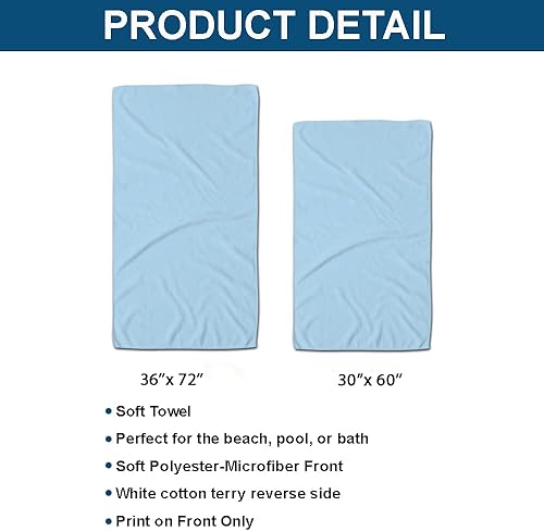 Miniatura 7 de Light Dragon - Toallas de playa para adultos  Toalla de playa personalizada con nombre, toalla de playa de microfibra de gran tamaño suave dragón