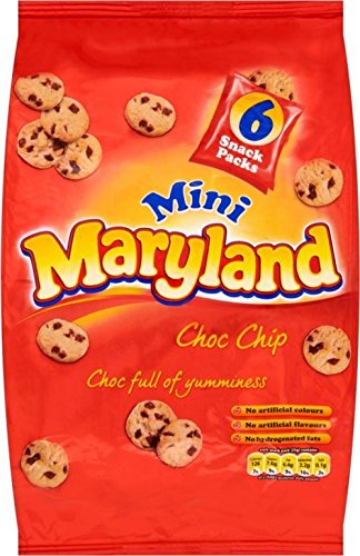 Cookies Maryland Mini Choc Chip en sachet individuel de 25g paquet de 6