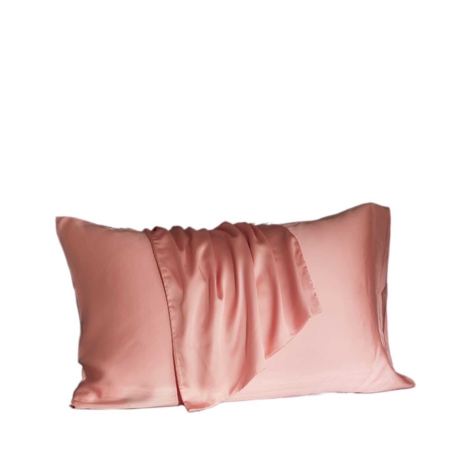 Like A Breeze - Funda de almohada de seda de morera natural para proteger la piel, funda de almohada (color: Kaki, tamaño: 40 x 70 cm, 1 unidad)