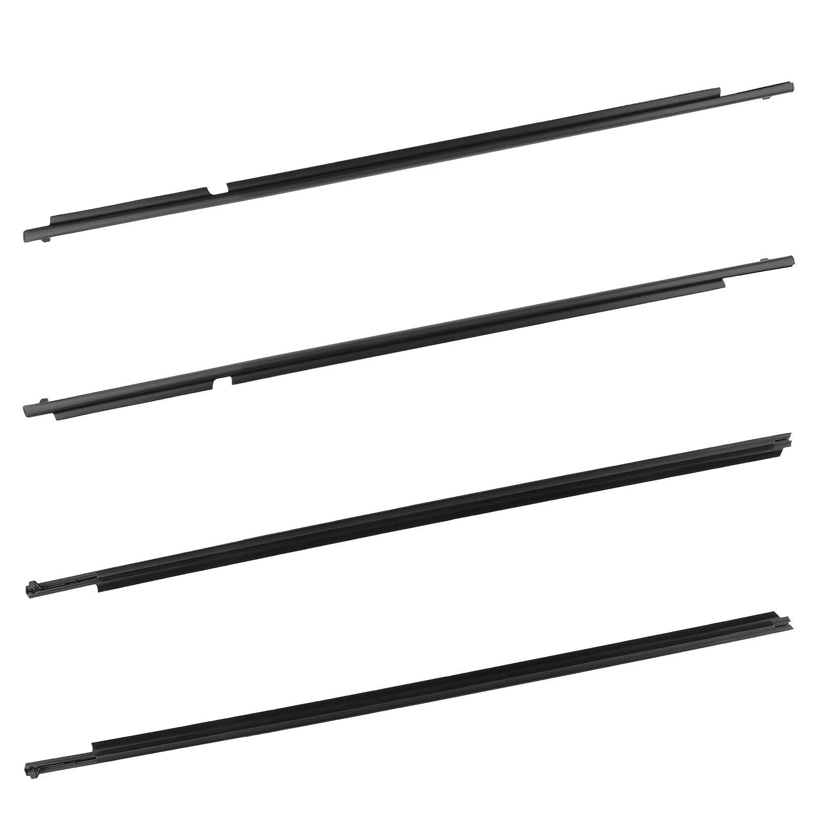 Ysdsls One Color Car Window Weatherstrips Glass Sealing Strip Belt Trim For Toyota 4Runner 2010-2024