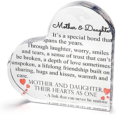 Unijew Gifts for Mom, Unique for Mother from Daughter Son Kids, Birthday Gifts for Mom from Daughter or Son, Mom Love Heart Gifts for Christmas