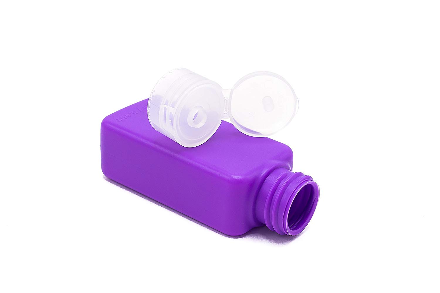 Klickpick Home Leak Proof Plastic Squeezable Refillable Containers Travel Bottles 3.3 Oz TSA Approved for Shampoo, Lotion, Creme, Soap, Essential Oils, Toiletries (Pack of 6)