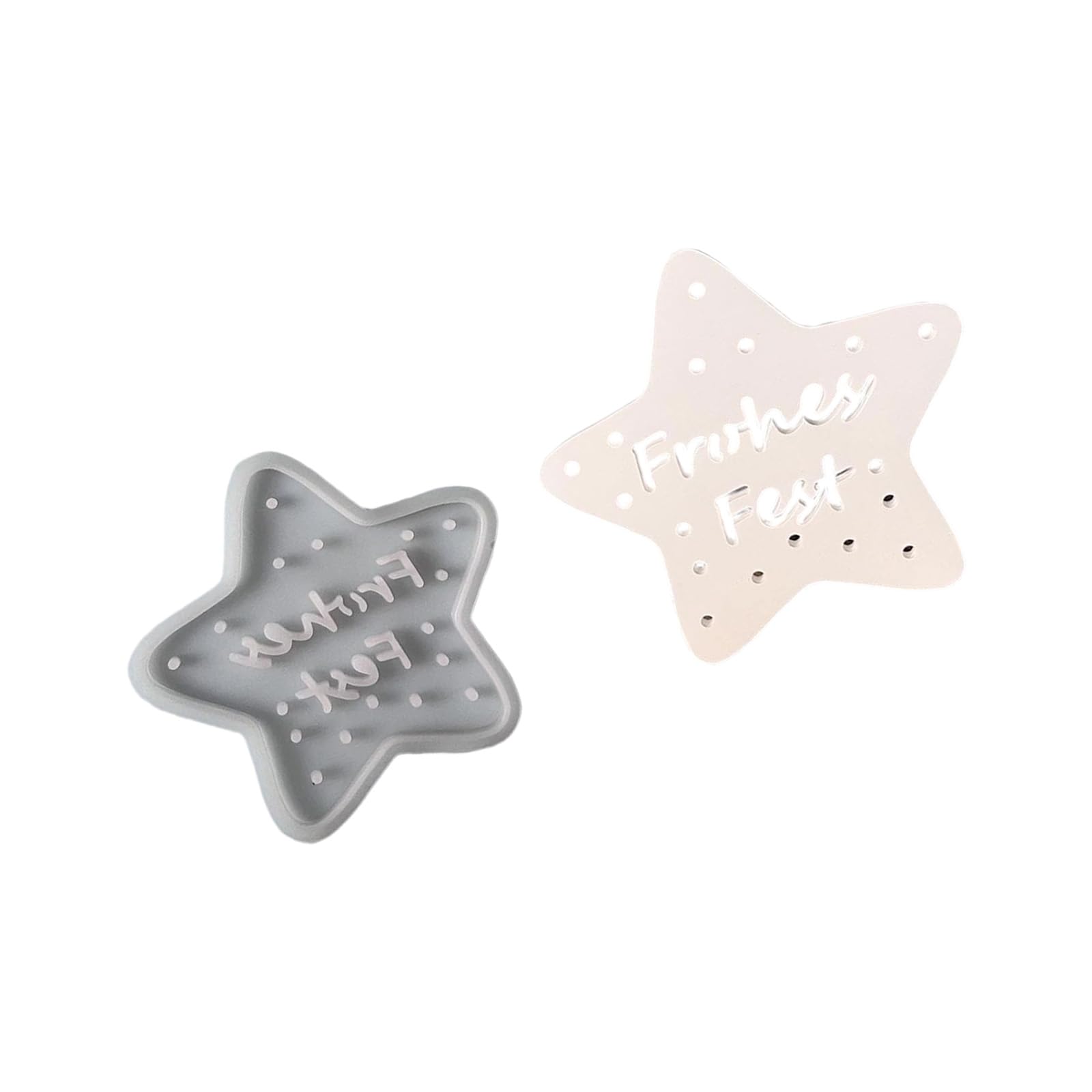 Linvimia Star Shaped Frame for Craft Projects Decorative Glows Making with Safe Substance Five-pointed Star-shaped Picture Frame