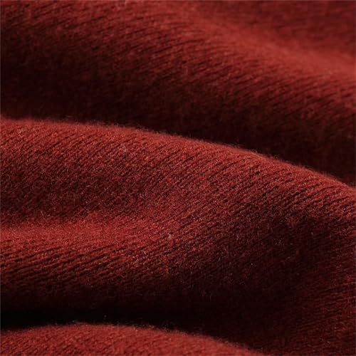 Turtleneck Casual Knitted Vest Fashion solid Cashmere Sweater Men's Full Zip Cardigan3