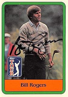 Bill Rogers autographed golf card (PGA Tour, Houston Cougars, SC) 1981 Donruss Rookie #23