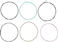 Vista 1 de 6 unids/set guitarra clásica C tensión normal aleación nylon cuerda instrumento musical accesorio