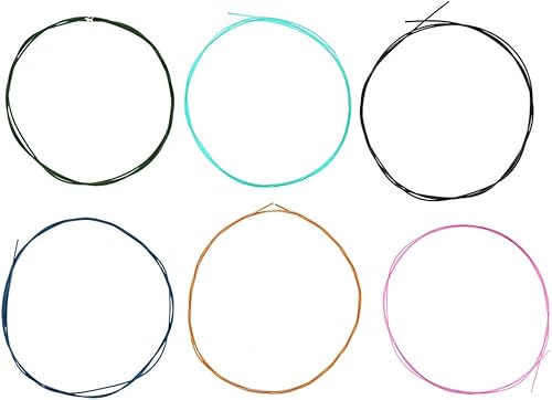 6 unidsset guitarra clásica C tensión normal aleación nylon cuerda instrumento musical accesorio