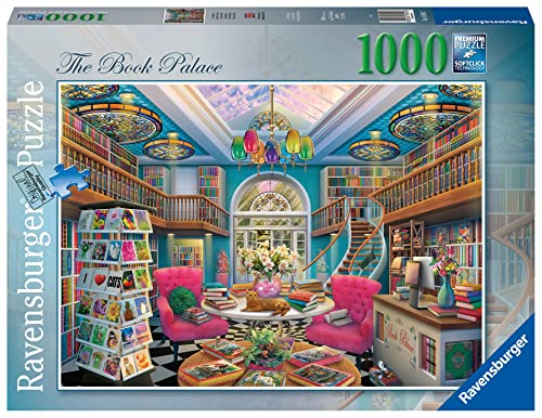 Ravensburger The Book Palace 1000 Piece Jigsaw Puzzle for Adults - 16959 Every Piece is Unique, Softclick Technology Means Pieces Fit Together Perfectly