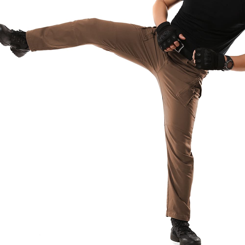Pantaloni da Lavoro Goodoi per Uomo Pantaloni Cargo da Uomo in Cotone Pantaloni da Combattimento da Uomo Pantaloni da Esterno Militari per Campeggio Escursionismo Passeggiate