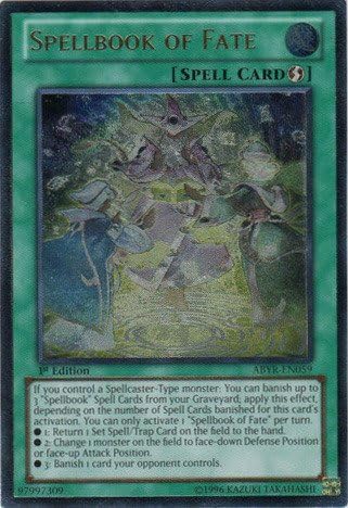 YU-GI-OH! - Spellbook of Fate (ABYR-EN059) - Abyss Rising - 1st Edition - Ultimate Rare