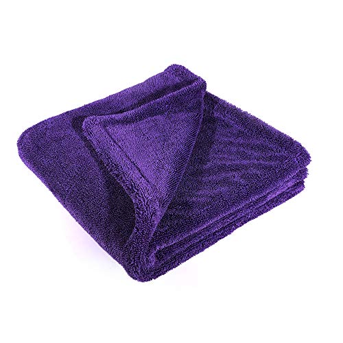 Serviette de séchage microfibre Maxshine violette 1200 g/m² 60x90cm densité premium