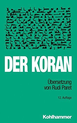 Der Koran: ?bersetzung von Rudi Paret (German Edition) by Rudi Paret (2014-07-31)
