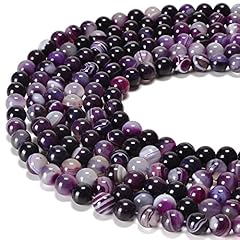 Smooth Purple Stripe Agate