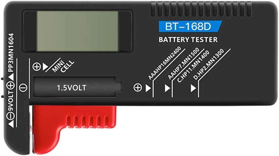 Beauenty Digital LCD Universal Battery Tester (Model: BT - 168D), Battery Tester Volt Checker for Button Cell (A1)