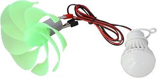 Tragbares Windkraftgenerator-Set für DIY-Montage, ABS-PP-Metallklingen, pädagogisches Wissenschaftsprojekt, geeignet für Studenten und Hobbyisten, 120 mm
